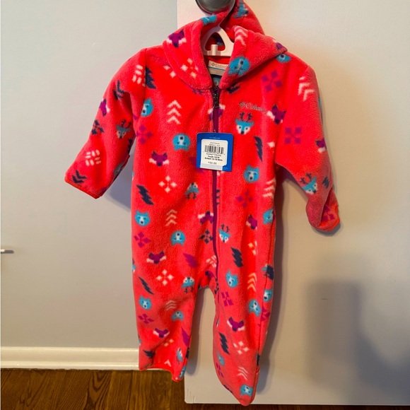 Infant Toddler Columbia Fleece Snowsuit NWT Bunting Winter 12-18 Months - Picture 1 of 6